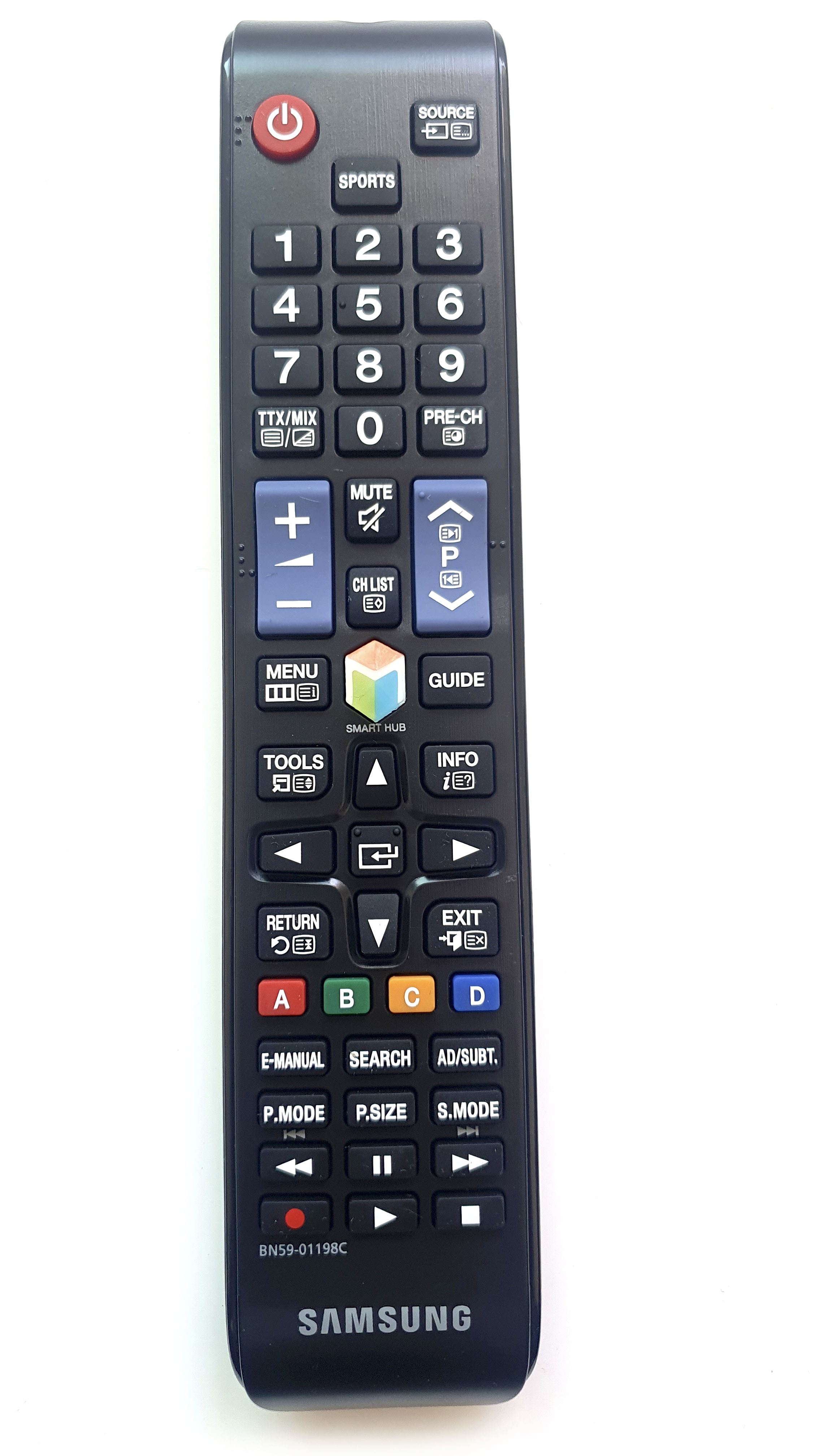 hazlo plano a pesar de Encadenar Samsung BN59-01198C Control Remoto Original para Smart TV Samsung, con  SmartHUB