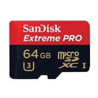 MEMORIA SANDISK 64GB MICRO SDXC EXTREM PRO 95MB/S LECTURA CLASE U3 GRABA VIDEO 4K