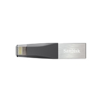 MEMORIA SANDISK IXPAND MINI 32GB PARA IPHONE/IPAD LIGHTNING/USB 3.0 METALICA C/GRIS