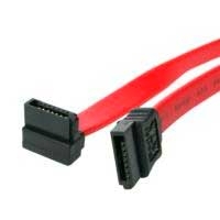 CABLE SATA 0.45M ACODADO EN ÃNGULO RECTO - ROJO - 18IN PULGADAS CABLE SERIAL ATA - STARTECH.COM MOD. SATA18RA1