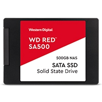 UNIDAD DE ESTADO SOLIDO SSD WD RED SA500 2.5 500GB SATA3 6GB/S 7MM LECT 560MB/S ESCRIT 530MB/S