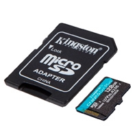 Memoria Kingston Micro Sdxc Canvas Go! Plus 128gb Uhs-i U3 V30 A2 Clase 10 C, adaptador