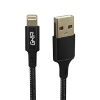 Cable Tipo Lightning Ghia 1m Nylon Color Negro